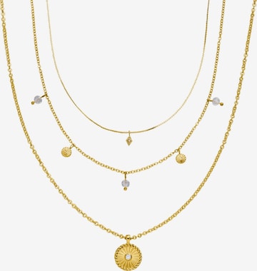 PURELEI Ketting 'Kaipo' in Goud: voorkant