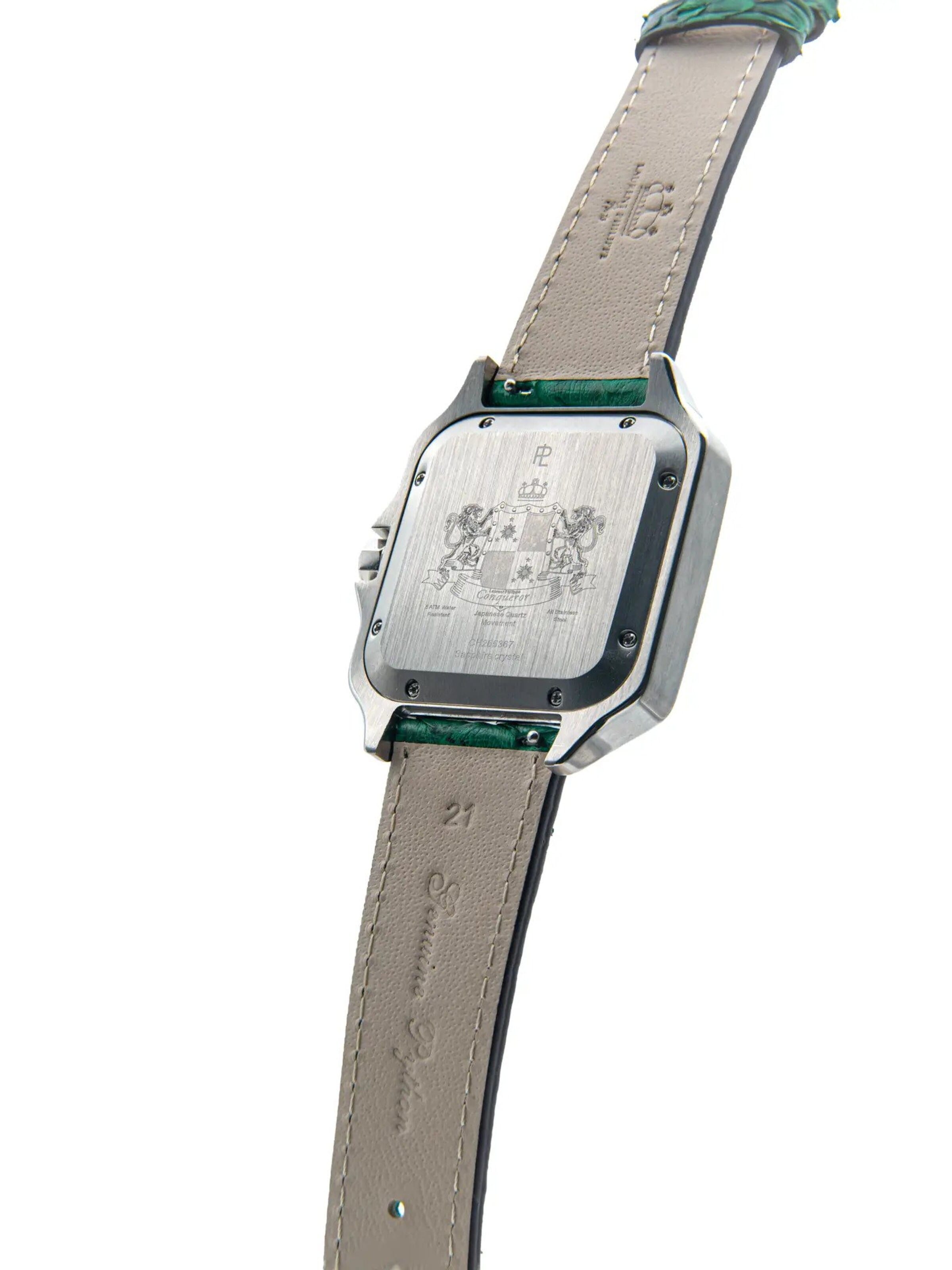 Laurent Philippe Analog watch 'Conqueror Koh-I-Noor – Emeraude Desire' in Green