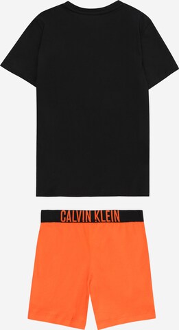 Pijamale 'Intense Power' de la Calvin Klein Underwear pe portocaliu