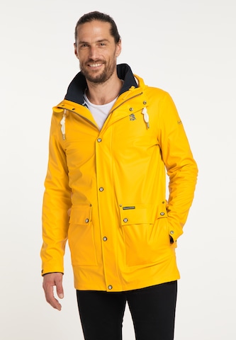 Schmuddelwedda Between-Seasons Parka in Yellow: front