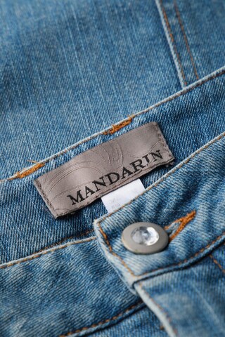 Mandarin Jeansrock M in Blau