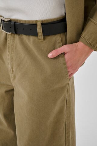 Wide Leg Jean 'MWLisva' My Essential Wardrobe en vert