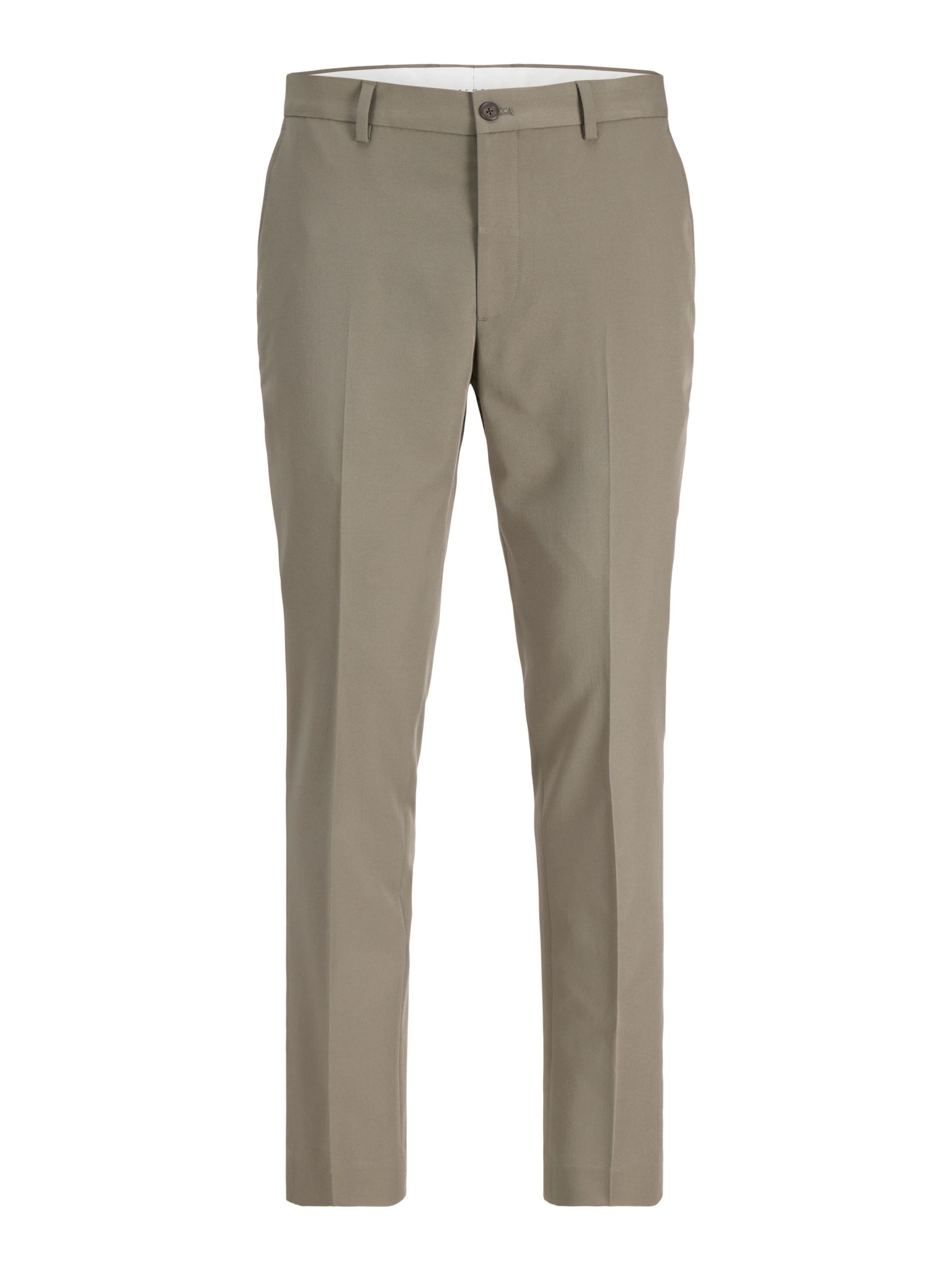 JACK & JONES Slim fit Pleated Pants 'JJFranco' in Green: front