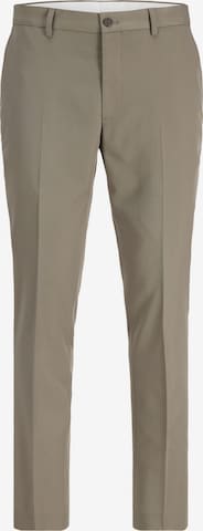 Coupe slim Pantalon à plis 'JJFranco' JACK & JONES en vert : devant