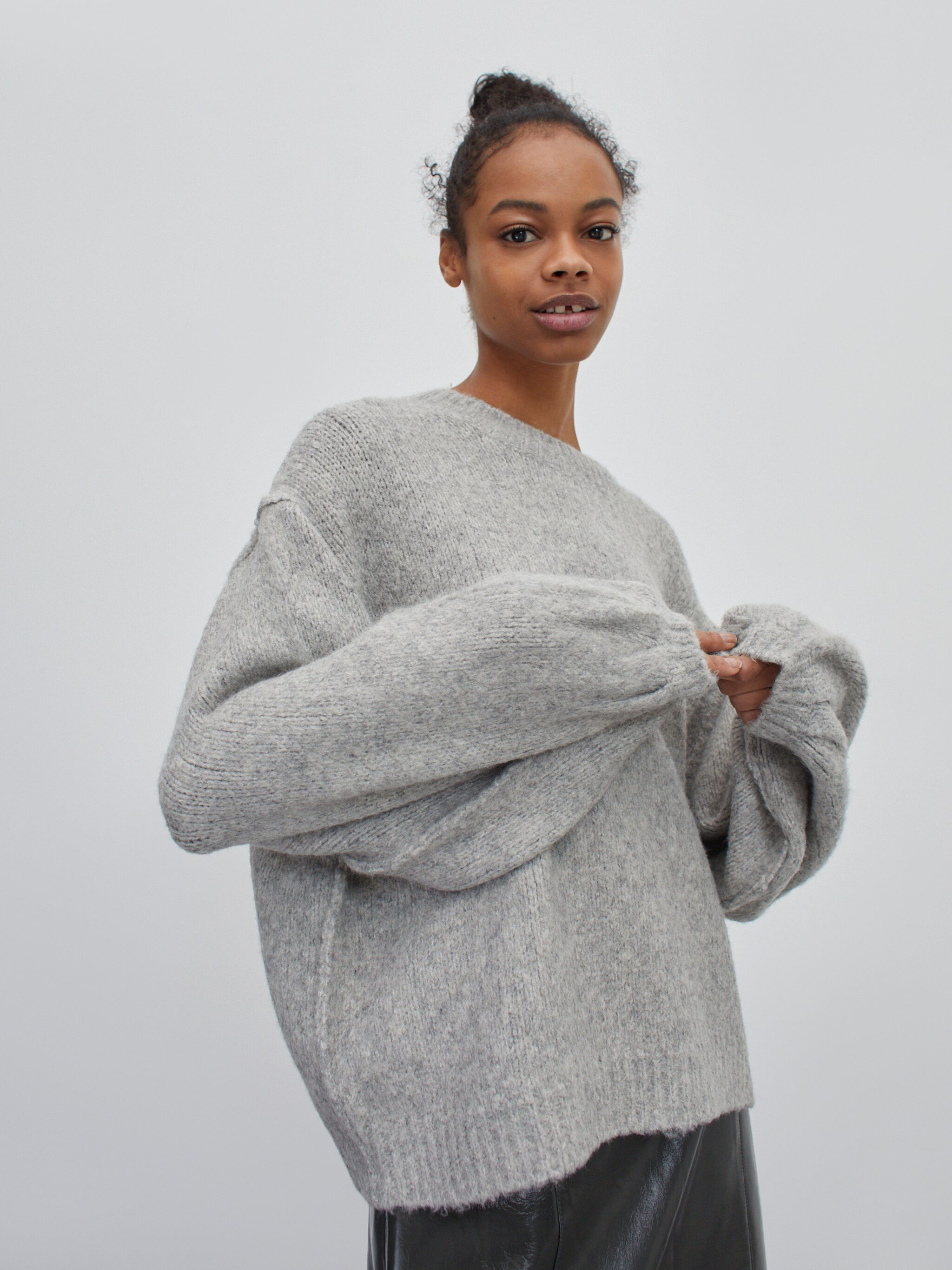 EDITED Produits Pull-over 'Luisa' gris