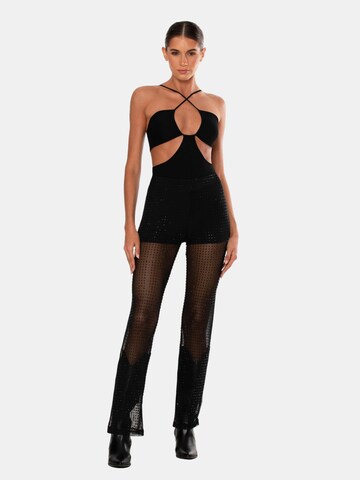 OW Collection Shirt bodysuit 'GABI' in Black