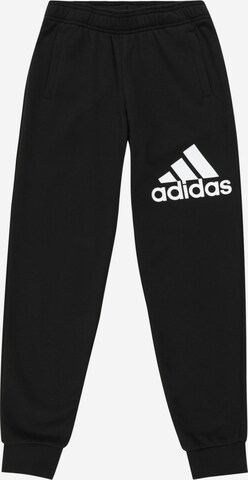 Tapered Pantaloni sportivi 'Essentials' di ADIDAS SPORTSWEAR in nero: frontale