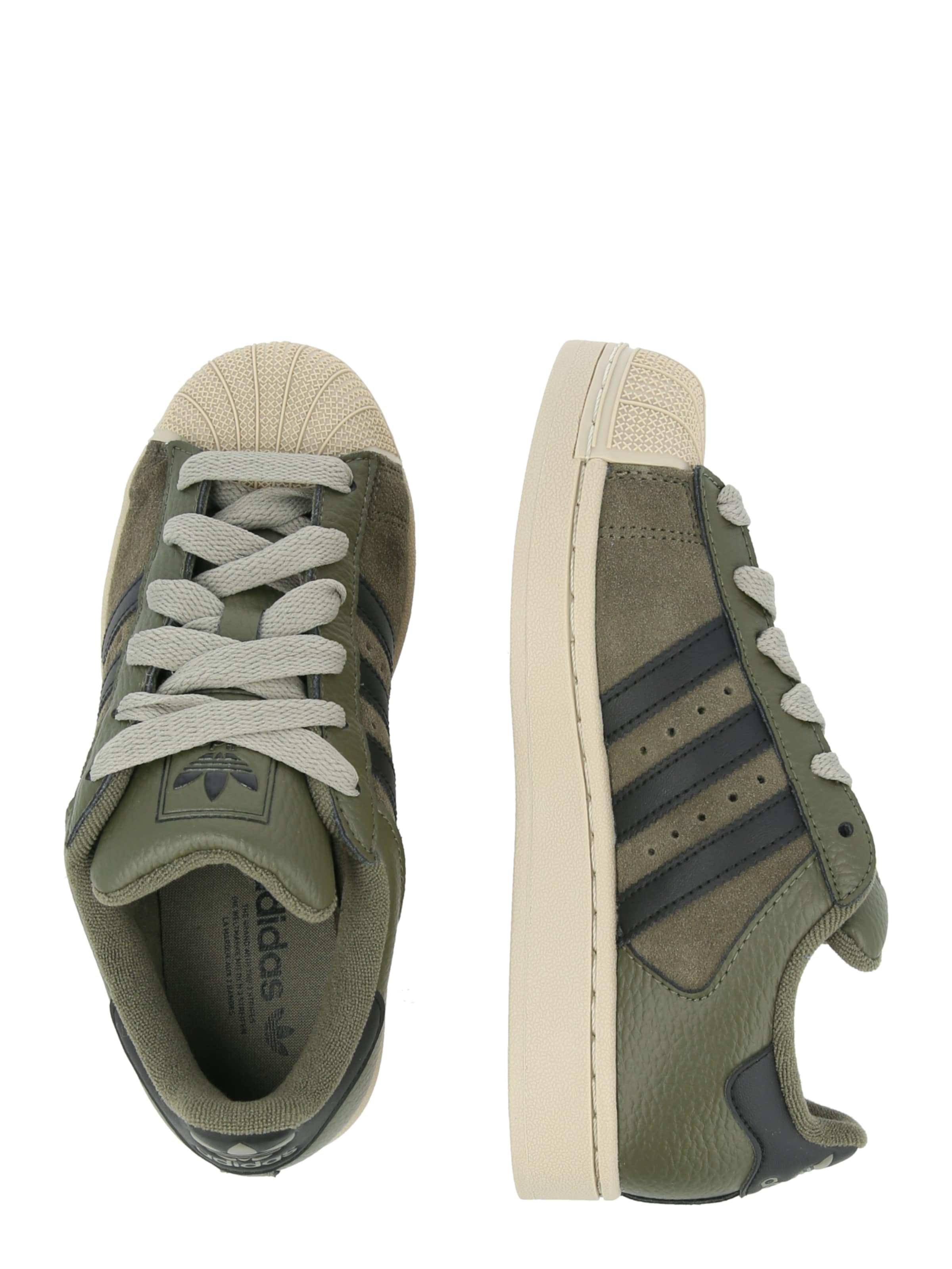 ADIDAS ORIGINALS Sneakersy 'SUPERSTAR II' w kolorze zielony