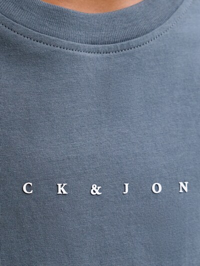Jack & Jones Junior Shirt 'JJEStar' in 152 in Dark grey / White, Item view