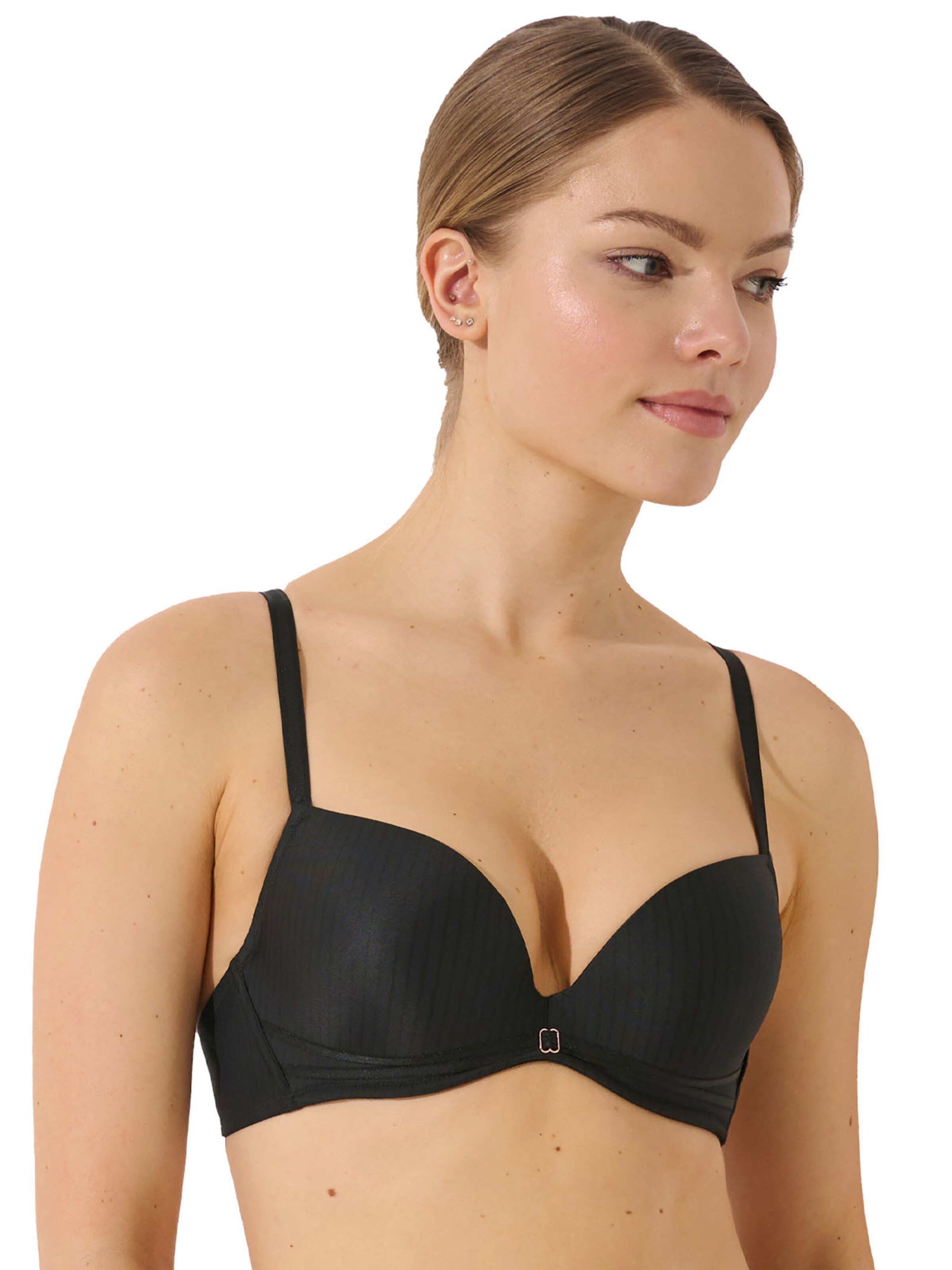 Lisca Push-up Bra 'Laura' in Black