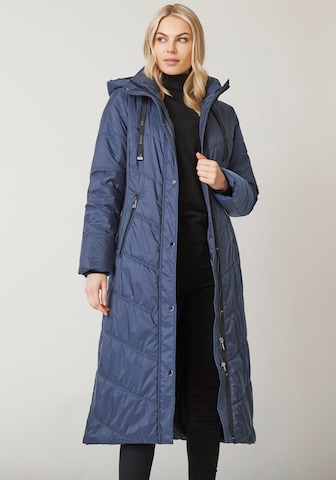 JUNGE Winter Jacket in Blue: front