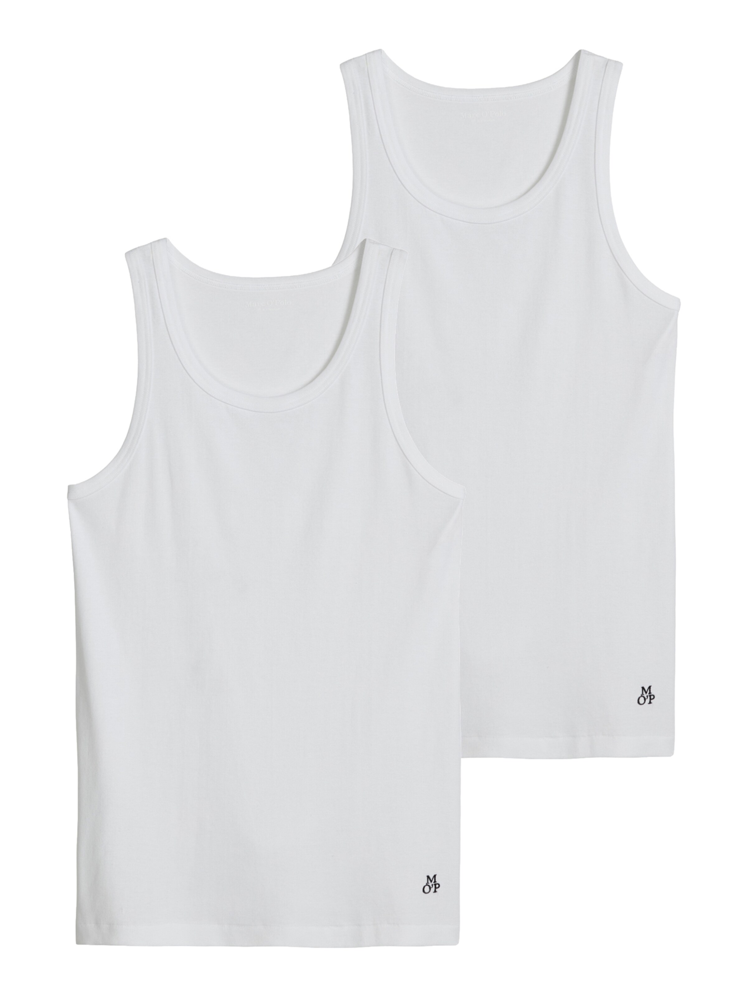 Marc O'Polo Undershirt ' classic ' in L in White, Item view