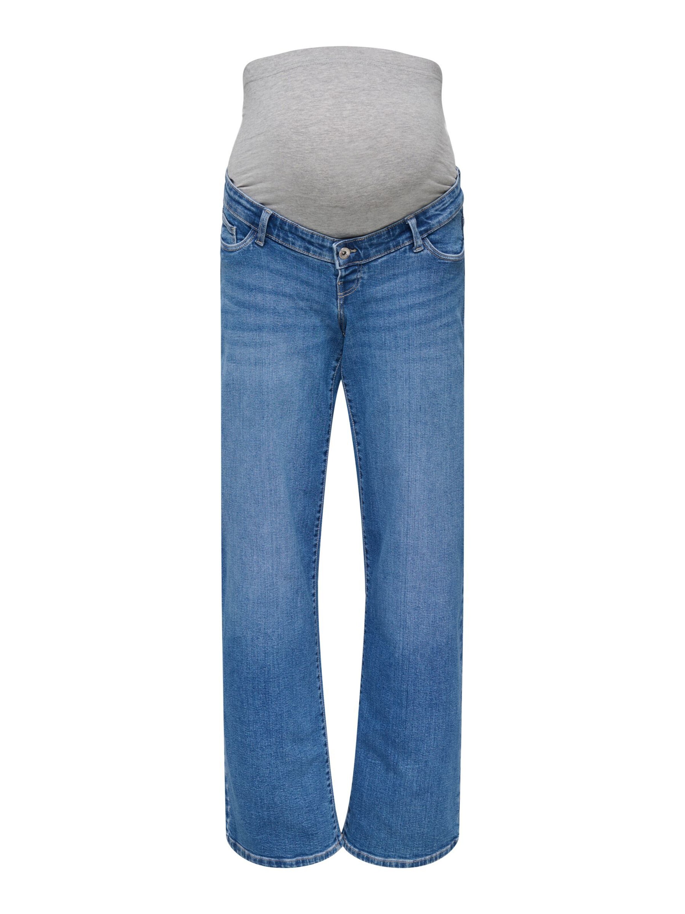 Only Maternity Wide leg Jeans in Blauw