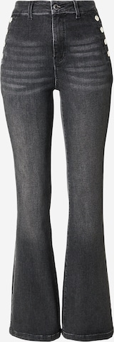 Tally WeijlFlared/zvonoliki kroj Traperice - siva boja: prednji dio