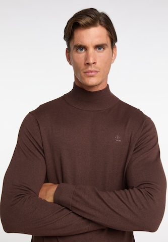 DreiMaster Klassik Sweater 'Markani' in Brown