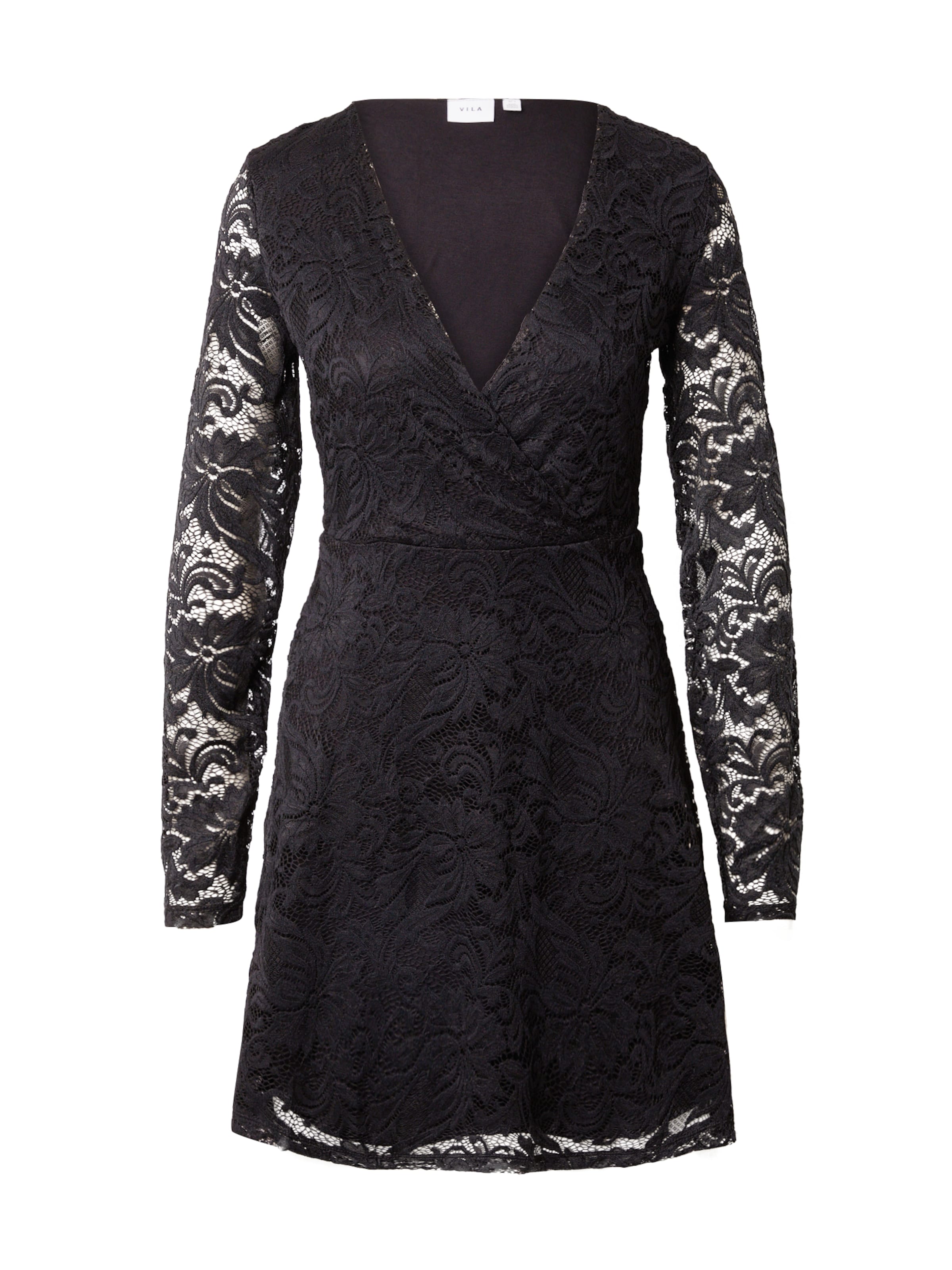 VILA Jurk 'SOPHIA' in Zwart: voorkant