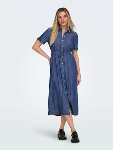 ONLY - Vestidos camiseiros 'ONLCHARIS' em azul