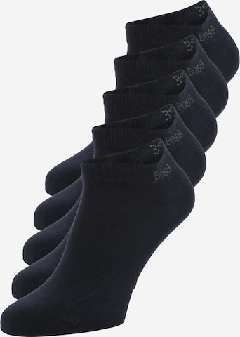 BOSS Black Socks in Blue: front