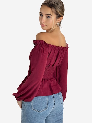 Elara Bluse in Rot