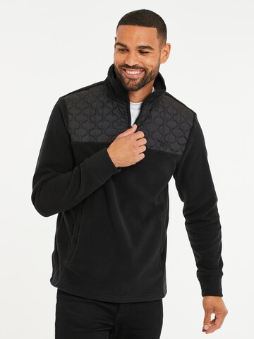 Threadbare Sweater 'Pedro' in Black: front