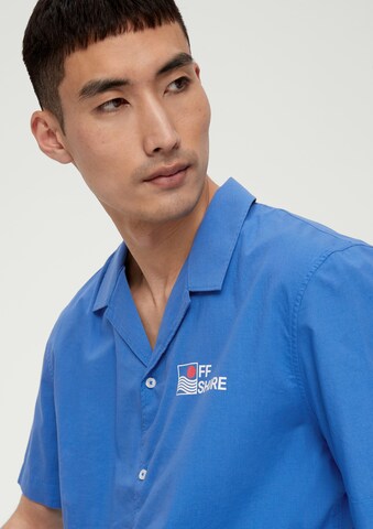 s.Oliver Regular fit Button Up Shirt in Blue