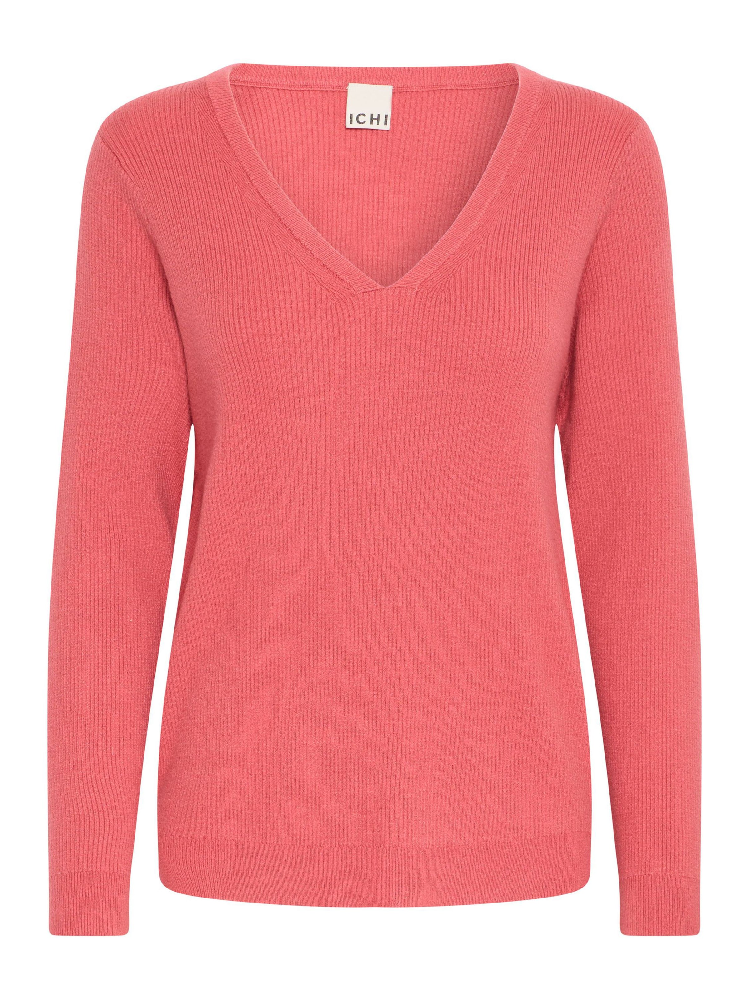ICHI Pullover 'IHBoston' in Pink: Vorderseite