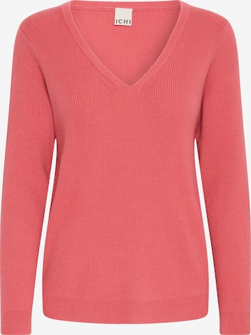 ICHI Pullover 'IHBoston' in Pink: Vorderseite