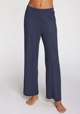 Pantaloni de pijama de la s.Oliver pe albastru: față