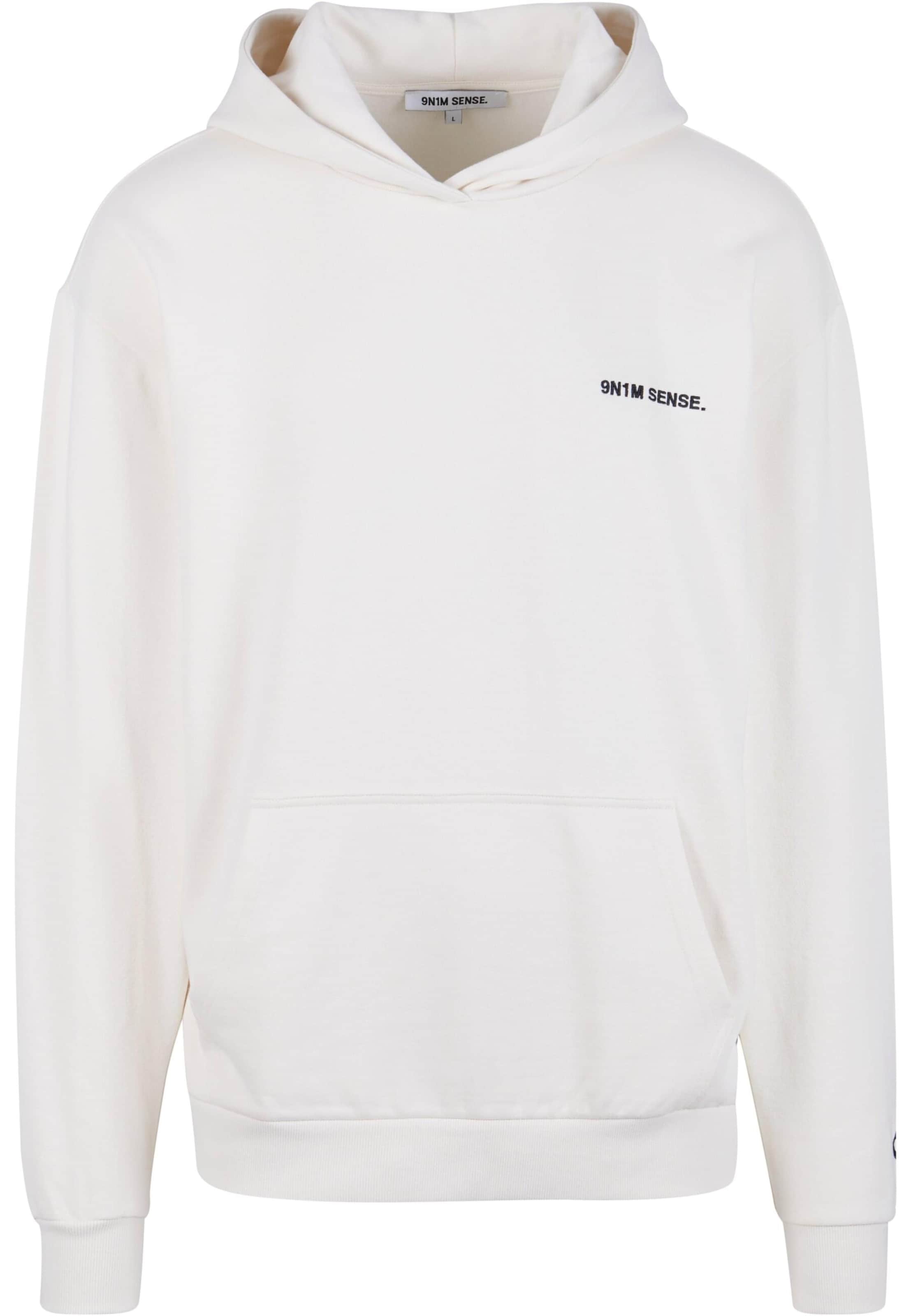 9N1M SENSE Mikina 'Essential' – bílá: přední strana
