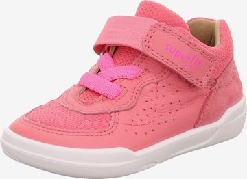 SUPERFIT First-Step Shoes 'Superfree' in Pink: front