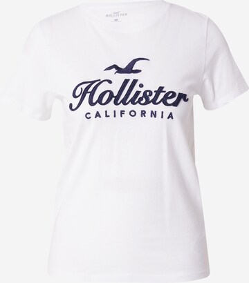 HOLLISTER Póló 'CHAIN' - fehér: elől