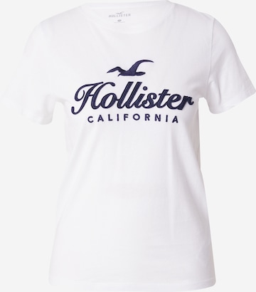 HOLLISTER T-shirt 'CHAIN' i vit: framsida