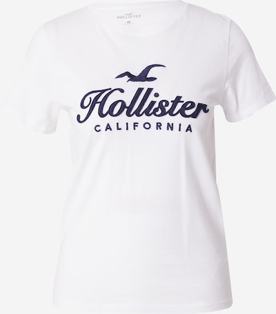 HOLLISTER T-shirt 'CHAIN' i marinblå / vit, Produktvy
