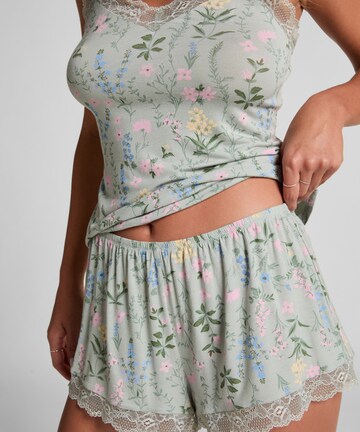 Hunkemöller Pajama 'Cami' in Green