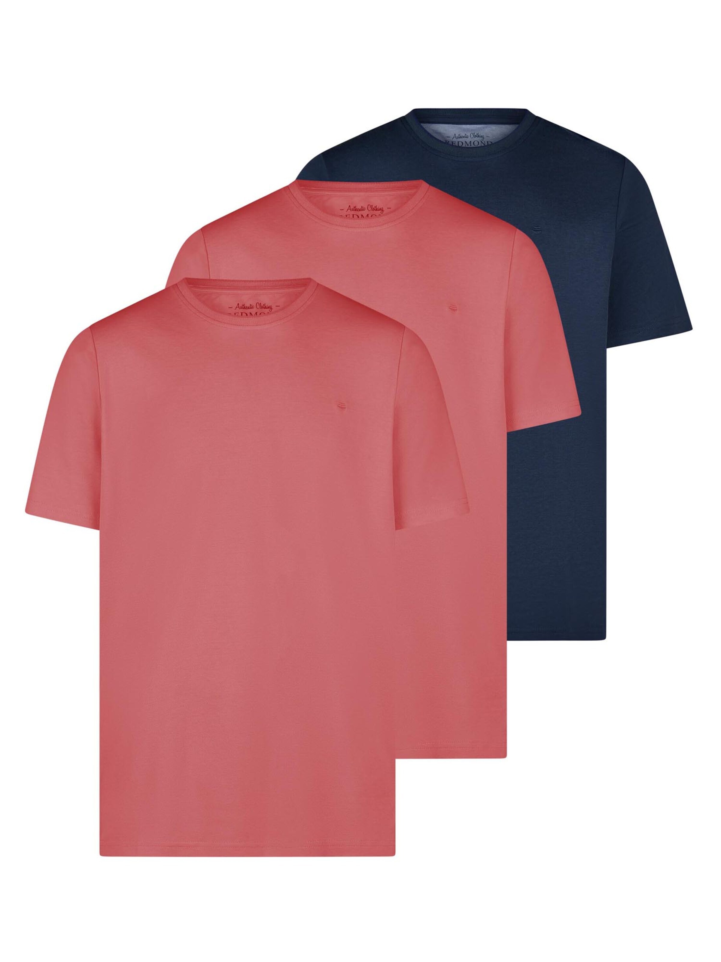 redmond Shirt 'Basic' in Red: front