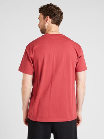 Carhartt WIP T-Shirt 'American Script' in Rot
