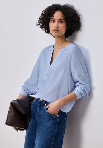 STREET ONE Blouse in Blue: front
