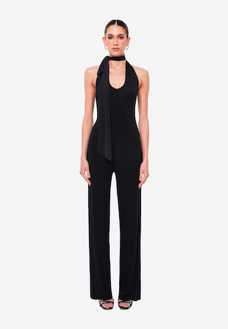 OW Collection Jumpsuit 'Adeline' in Zwart: voorkant