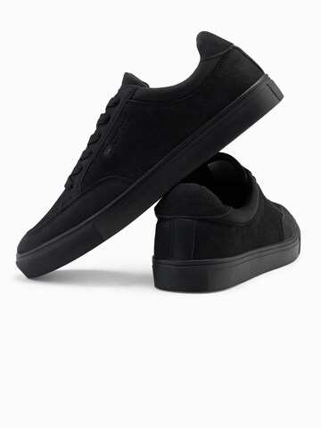 Ombre Platform trainers in Black