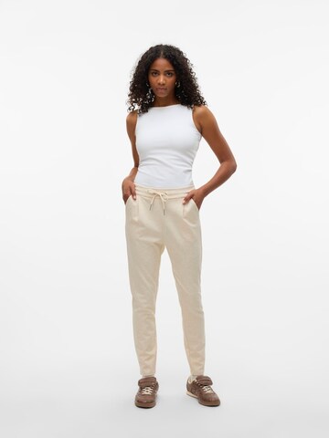 VERO MODA Tapered Hose 'Eva' in Beige