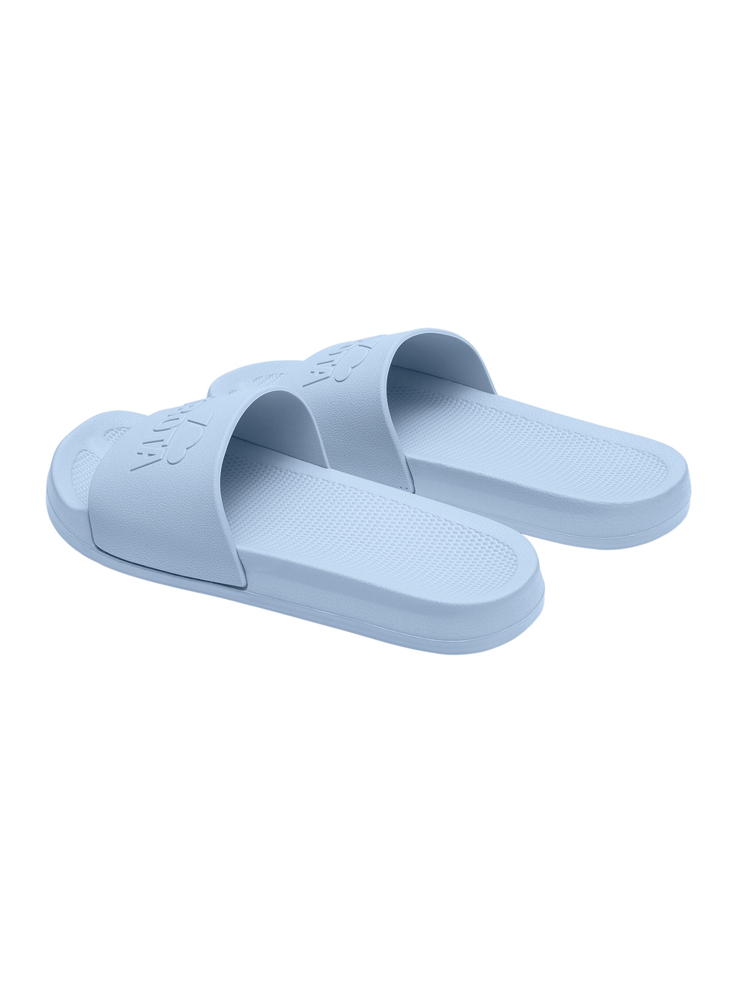 Claquettes / Tongs 'Kubota Women's Slip-On Light Green Basic Plain Pool Slides' Kubota en bleu
