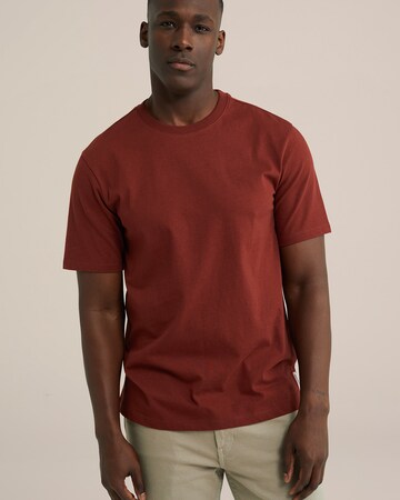 T-Shirt WE Fashion en rouge