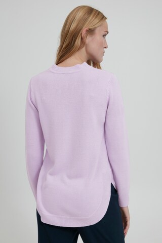 b.young Strickpullover 'BYMALEA CREW NECK' in Lila
