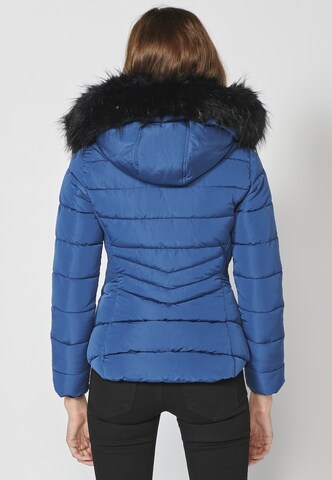 KOROSHI Winterjas in Blauw