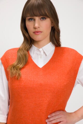 Ulla Popken Pullover in Orange