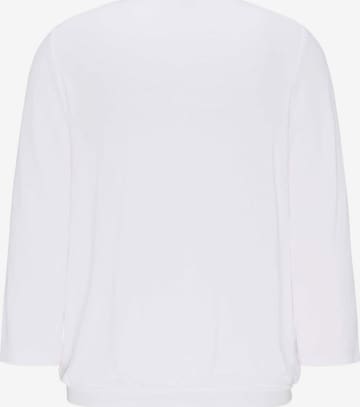 Goldner Blouse in Wit