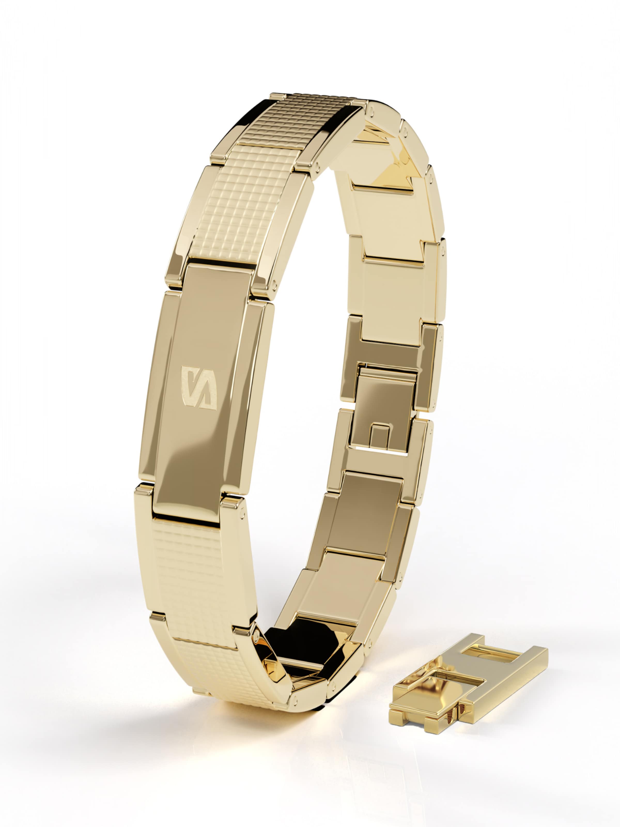 SERASAR Bracelet 'Impact' in Gold: front