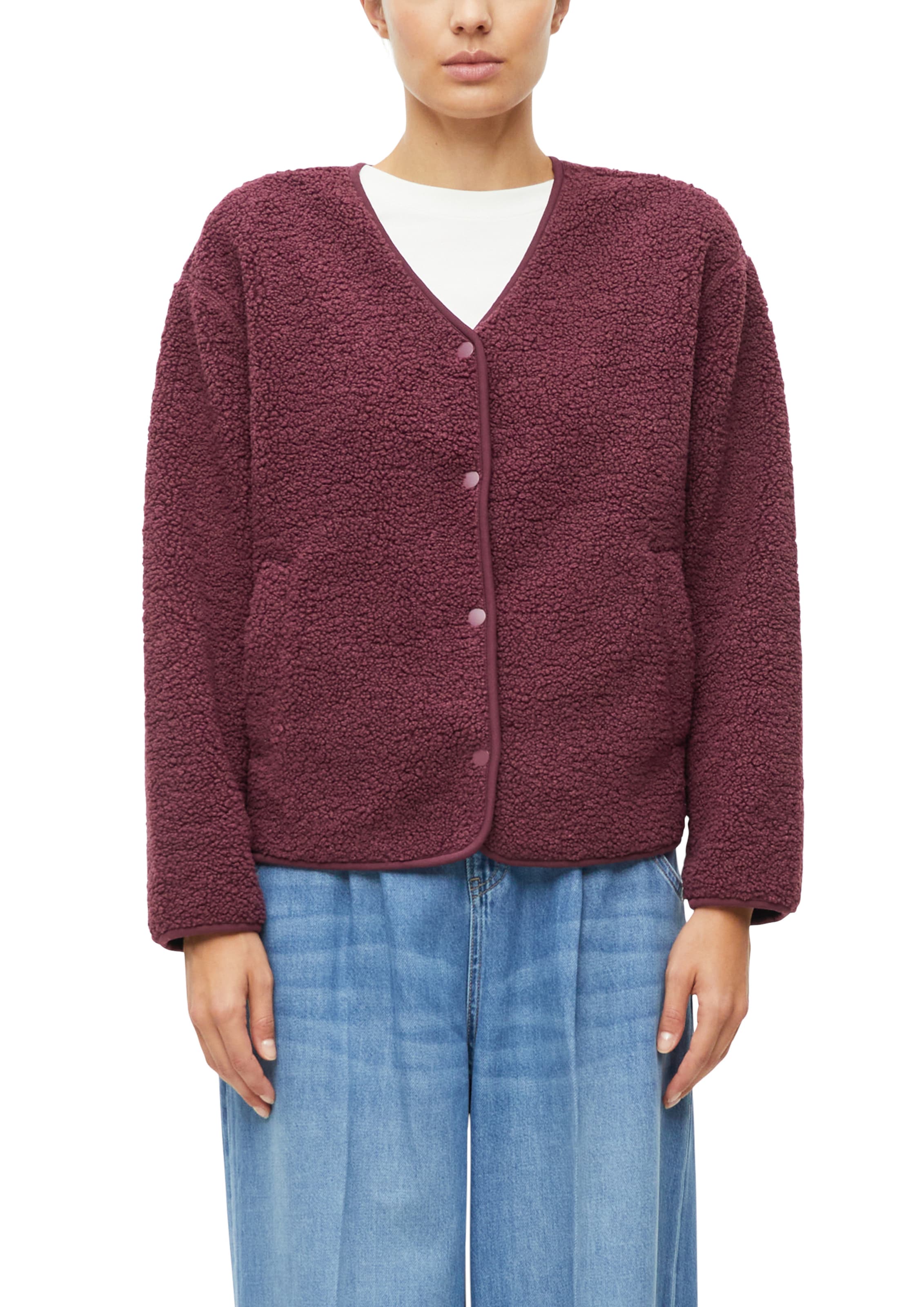 s.Oliver Fleece jas in Rood