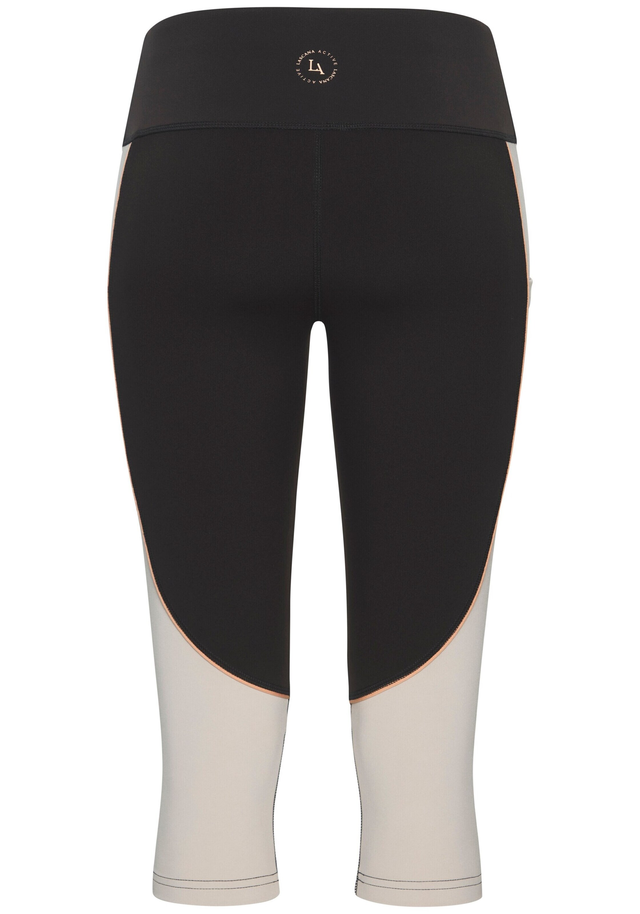 LASCANA ACTIVE Skinny Workout Pants in Black