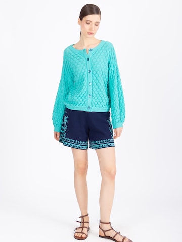 IVKO Knit Cardigan in Blue